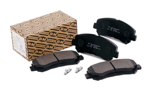 Колодки тормозные дисковые BM, передние, комплект на ось (4 шт), арт. FD 1060