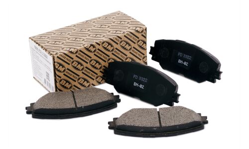 Колодки тормозные дисковые BM, передние, комплект на ось (4 шт), арт. FD 3322