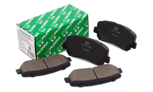 Колодки тормозные дисковые Pilenga, передние, комплект на ось (4 шт), арт. FD-P 3310