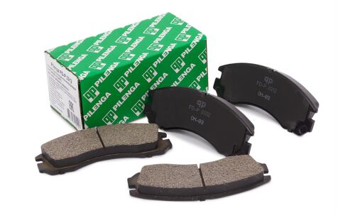 Колодки тормозные дисковые Pilenga, передние, комплект на ось (4 шт), арт. FD-P 3312