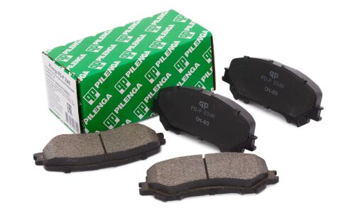 Колодки тормозные дисковые Pilenga, передние, комплект на ось (4 шт), арт. FD-P 3340