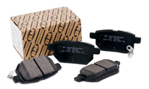 Колодки тормозные дисковые BM, задние, комплект на ось (4 шт), арт. FD 3335