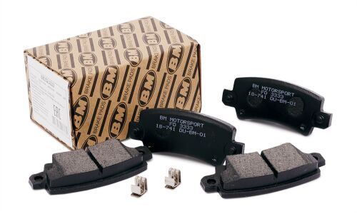 Колодки тормозные дисковые BM, задние, комплект на ось (4 шт), арт. FD 3333