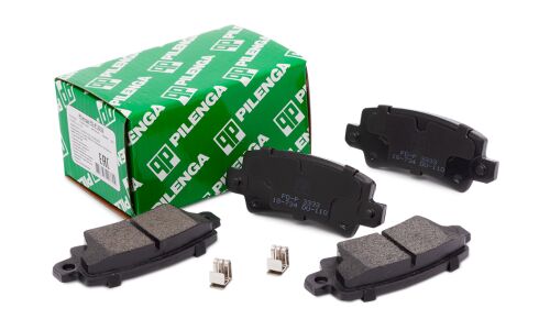 Колодки тормозные дисковые Pilenga, задние, комплект на ось (4 шт), арт. FD-P 3333