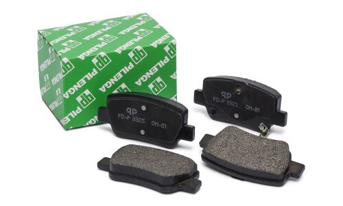 Колодки тормозные дисковые Pilenga, задние, комплект на ось (4 шт), арт. FD-P 3325