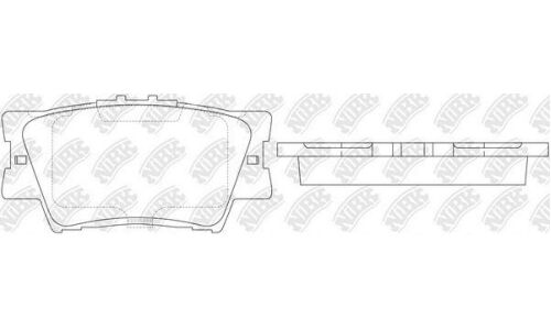 Колодки тормозные NiBK дисковые, арт. PN1522S