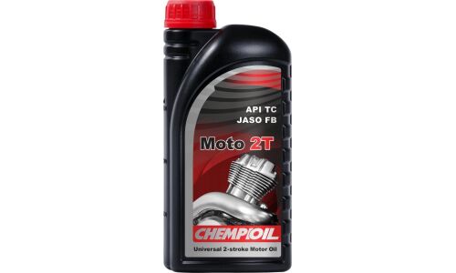Масло для мотоциклов Chempioil Moto 2T, минеральное, API TC, JASO FB, 2-тактное, 1л, арт. CH9201-1-E