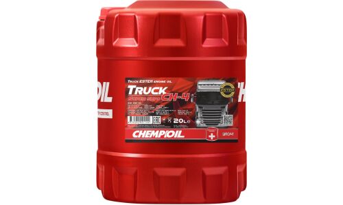 Масло моторное Chempioil Truck CH-4 Super SHPD 15w40, полусинтетическое, API CI-4+/SL, ACEA A3/B4/E7, JASO DH-1, для дизельного двигателя, 20л, арт. CH9104-20-E