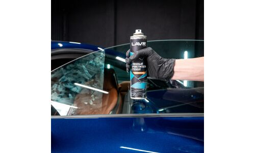 Очиститель стёкол и зеркал Lavr Active Foam, пенный, от различных загрязнений, аэрозоль 400мл, арт. Ln1621
