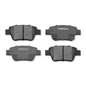 Колодки тормозные дисковые Metaco, задние, комплект на ось (4 шт), арт. 3010-040