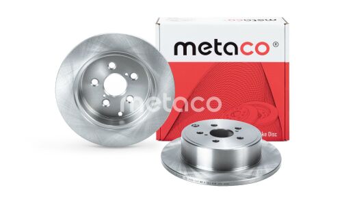 Диск тормозной Metaco, задний, правый/левый, для Toyota Avensis, 1 шт, арт. 3060-047