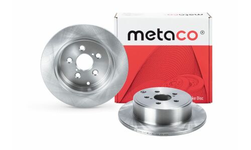 Диск тормозной Metaco, задний, правый/левый, для Toyota Avensis, 1 шт, арт. 3060-047
