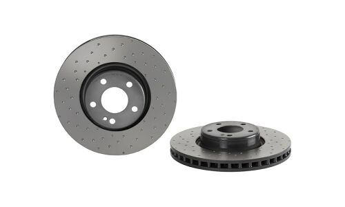 Диск тормозной Brembo, передний, правый/левый, 1 шт, арт. 09.D527.23