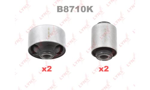 Сайлентблок LYNXauto, комплект 4 шт, арт. B8710K