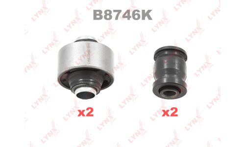 Сайлентблок LYNXauto, комплект 4 шт, арт. B8746K