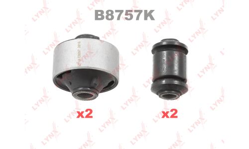 Сайлентблок LYNXauto, комплект 2 шт, арт. B8757K