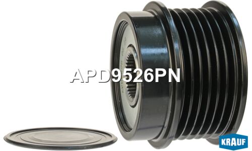 Шкив генератора Krauf с обгонной муфтой, арт. APD9526PN