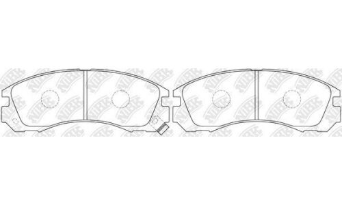 Колодки тормозные NiBK дисковые, арт. PN3233S