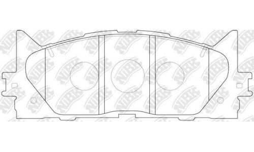Колодки тормозные NiBK дисковые, арт. PN1521S