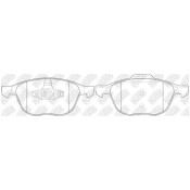 Колодки тормозные NiBK дисковые, арт. PN0365S