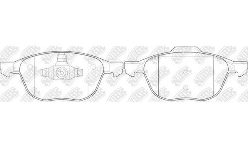 Колодки тормозные NiBK дисковые, арт. PN0365S