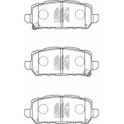 Колодки тормозные дисковые Kashiyama, задние, комплект на ось (4 шт), арт. D5226M