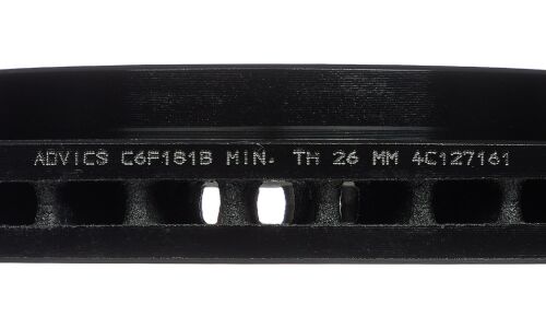 Диск тормозной ADVICS, арт. C6F181B