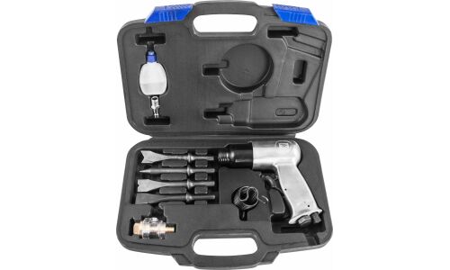 Молоток пневматический 150 мм в наборе с насадками, 9 предметов Thorvik, арт. AHK9150