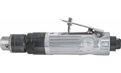 Дрель пневматическая Thorvik, прямая, 2500об/мин, воздушный штуцер 1/4", насадки 1-10мм, арт. SAD2500