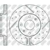 Диск тормозной NiBK перфорированный, арт. RN11002DSET