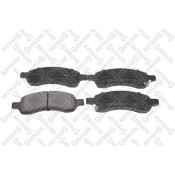 Колодки тормозные дисковые Stellox, комплект на ось (4 шт), арт. 000 735B-SX