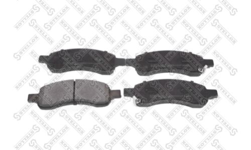 Колодки тормозные дисковые Stellox, комплект на ось (4 шт), арт. 000 735B-SX