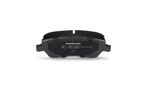 Колодки тормозные дисковые Metaco, передние, комплект на ось (4 шт), арт. 3000-006