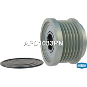 Шкив генератора с обгонной муфтой Krauf, арт. APD1033PN