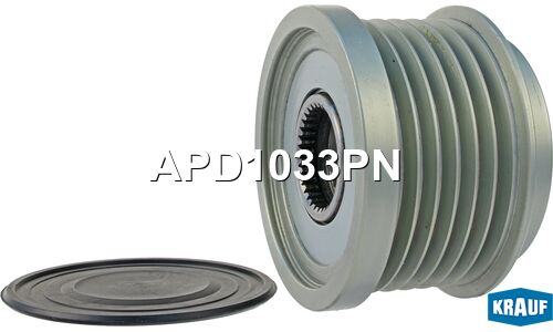 Шкив генератора с обгонной муфтой Krauf, арт. APD1033PN