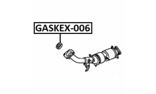 Кольцо уплотнительное выхлопной трубы Febest, арт. GASKEX-006