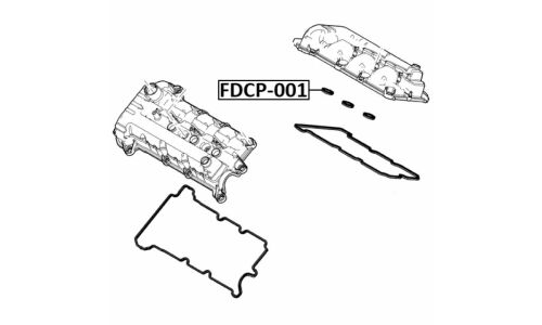Кольцо уплотнительное свечного колодца Febest, арт. FDCP-001