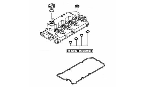 Кольцо уплотнительное свечного колодца комплект Febest, арт. GASKOL-003-KIT
