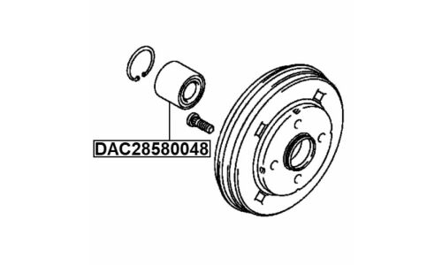 Подшипник ступицы Febest, арт. DAC28580048