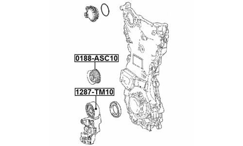 Ролик обводно Febest, арт. 0188-ASC10