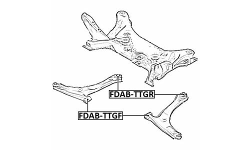 Сайлентблок Febest, арт. FDAB-TTGF