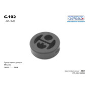 Крепление выхлопной трубы Transmaster Universal, резина, арт. G.102
