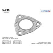 Прокладка выхлопной трубы Transmaster Universal, многослойная, арт. U.735