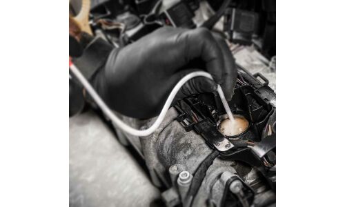 Раскоксовыватель Lavr Complex Foam Engine Carbon Cleaner, пенный, для бензиновых и дизельных двигателей до 4000см³, аэрозоль 400мл (+трубка), арт. Ln2510