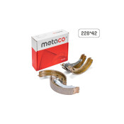 Колодки тормозные барабанные Metaco, комплект на ось (4 шт), арт. 3020-004