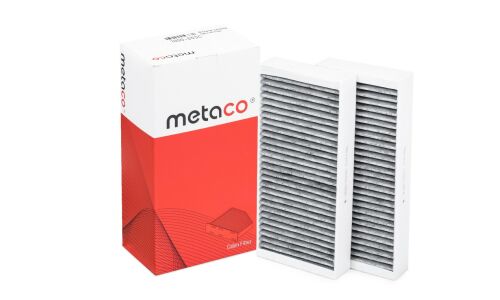 Фильтр салона угольный (комплект 2 шт.) METACO, арт. 1010-053C