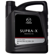 Масло моторное Mazda Original Oil Supra-X 0w20, синтетическое, API SN, ILSAC GF-5, для бензинового двигателя, 5л, арт. 8300771530