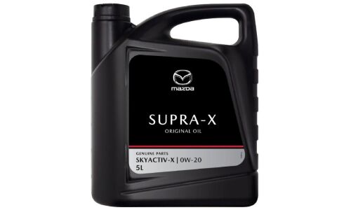 Масло моторное Mazda Original Oil Supra-X 0w20, синтетическое, API SN, ILSAC GF-5, для бензинового двигателя, 5л, арт. 8300771530