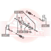 Тяга рулевая Asva, арт. 0122-NCP1