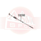 Тяга рулевая Asva, арт. 1222-GSE